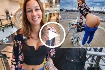 CREAMPIE im Kaufpark! Angequatsch und weggebummst! Lia Extrem! - Zeit, Supermarkt, POV, Nahaufnahme, Frau-Mann, Europäisch, Doggystyle, Creampie, Brünett, Blowjob, ab 18, ***Private-Porno-Videos