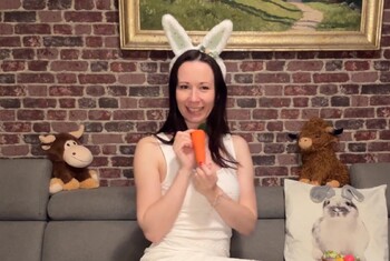 Der Osterhase ist unterwegs