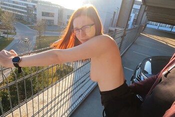 Parkhausfick Alle konnten es sehen!!!