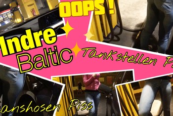 OMG – JeansPiss beim Tanken – Vor Tankstelle in Jeans gepisst