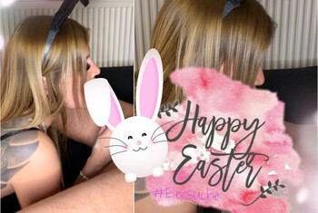 Osterbunny auf Eiersuche