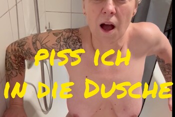 Piss ich hier in die Dusche