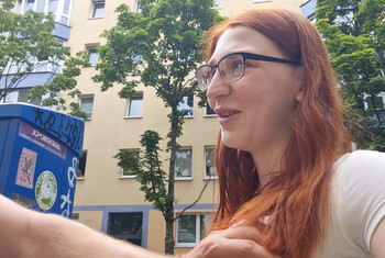 Berliner Straßen Fick!! Nach 2 Wochen ohne reiß ich mir Passanten auf!!