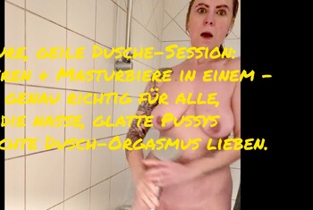 geile Dusche Session…Rasieren und Masturbieren in einem…