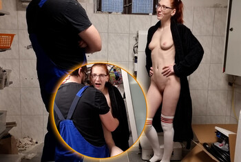 Schon wieder so Notgeil!!! Flachgelegt vom Fliesenleger