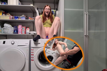 ERWISCHT!!! Vom Nachbarn im Waschkeller gefickt!