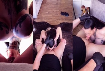 3 Kamera in 1 video Blowjob und geil busen